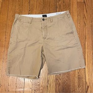J Crew Chino Shorts Size 34.